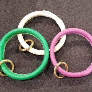 Leather Bangle Keyrings